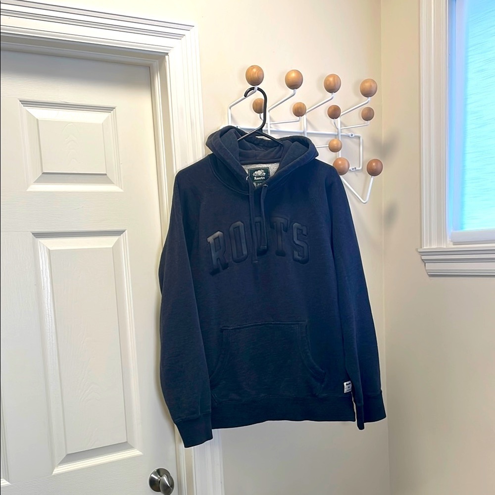 Roots Classic Dark Navy Roots Hoodie - M